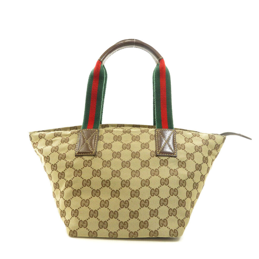 Gucci Sherry Bag Tote GG Canvas Line